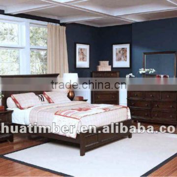 Timber Bed Muebles de dormitorio cama madera dormitorio principal master bedroom