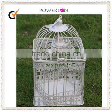 Antique White Hanging Bird cage,Decorative Bird Cages for Wedding