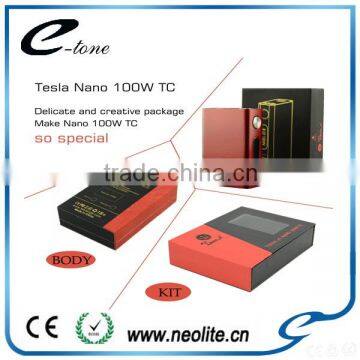 High quality temperature control box mod Nano 100W TC box mod Electronic cigarette