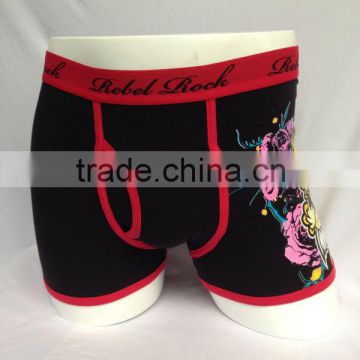 Huoyuan sexy 95% cotton 5% elastane mens underwear boxer factory 2015 collection