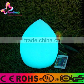 2015 New indoor cordless battery operated peach Shaped LED Portable Fashion Table Lamp with remote control