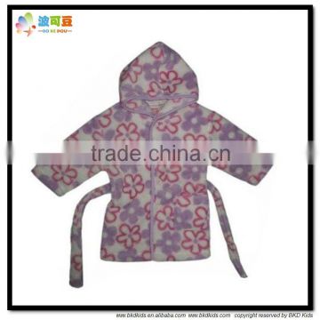 BKD coral fleece toddler bathrobes from China