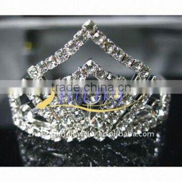 fashion new design diamond tiara combs