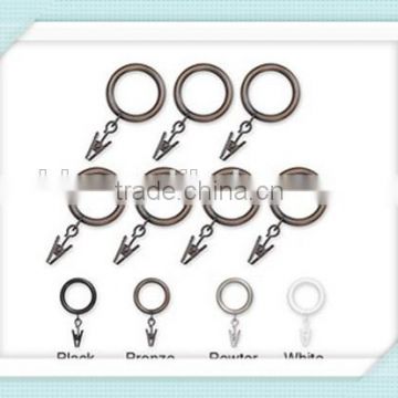 Spring Tension Decorative Curtain Rod Rings