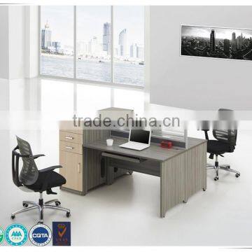 High quality appealing panel office workstation for 2 person