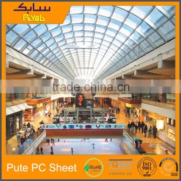 bayer pc multi-wall sheets foshan plastic pc sheet cold bending curved skylight roof