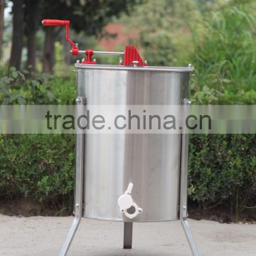 2016 new style 202 stainless steel 4 frame manual honey extractor