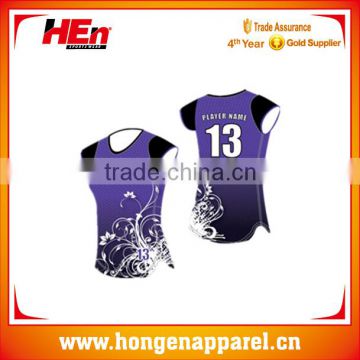 New design custom design sublimated volleyball jersey quick dry/volleyball training equipment