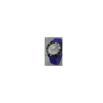39MM, 44MM, 48MM Blue / Purple Black Case Silicone Ice Watch China / Japan Movement