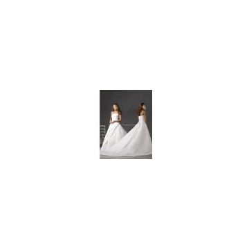white bridal gown47115