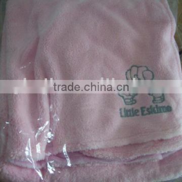 Mini Icon coral fleece blanket for children
