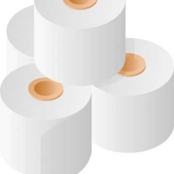 Custom Flushable White Toilet Tissue Paper Napkins