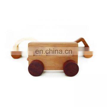 Nature Wooden Montessori Material Educational Toys Trucks And Cars For Kids