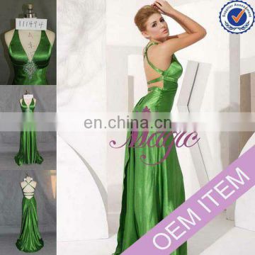 New design sexy back open prom dresses made in china
