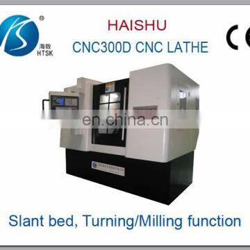 CNC300D Slant Bed Type CNC Turning Center Machine China Supplier