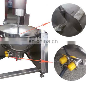Convenient operation boiled noodles machine with agitator can adjust the flame temperature optionally
