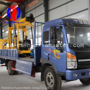 HuaxiaMaster supply XYC-3 vehicle-mounted hydraulic core drilling rig/civil water well drilling machine for sale