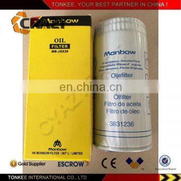 High quality 3831236 oil filter EC210B oil filter excavator spare parts