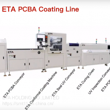 High Performance Conformal Selective Coat Machine with Tilt & Rotate / Glue Weighing System