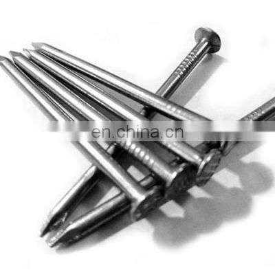 Polish hot dipped galvanized flat head common nails iron large electro galvanized iron spike wire Steel nails