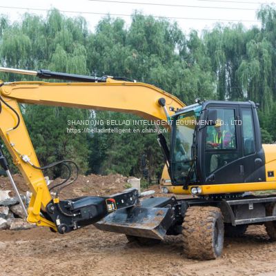 NEW HOT SELLING 2022 NEW FOR SALE Wood grip excavator wheel type excavator for wood loading