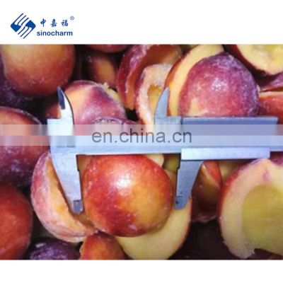 Sinocharm New Crop BRC-A Certified Sweet Crisp IQF Frozen Halve Plum Peach
