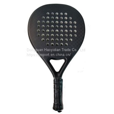 Carbon padel racket  12K panel  with grit finish  JYP06 custom logo