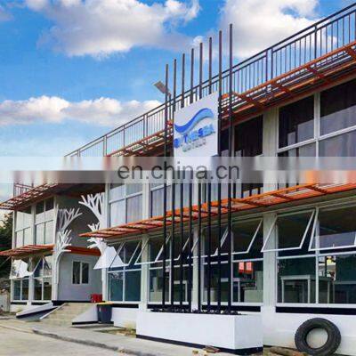 Prefabricated modular steel structure 20 foot sandwich panel container house for hotel/remote camp/office