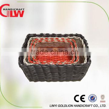 Set of 4 plastic pvc gift basket