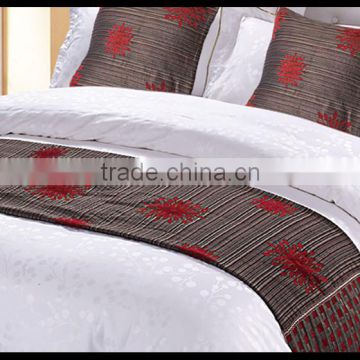 home textile 100% polyester jacquard bed throw
