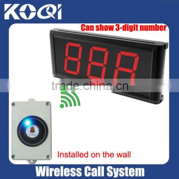 Building site call system K-403 display pager can show 3-digit number