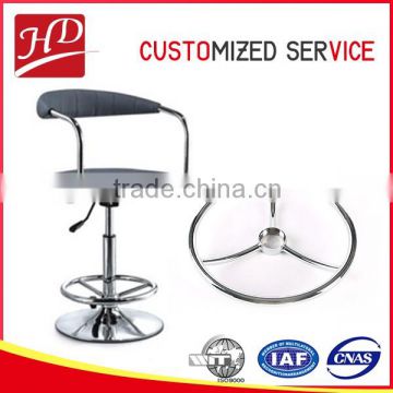 High quality office furniture spare part, swivel steel base for chair