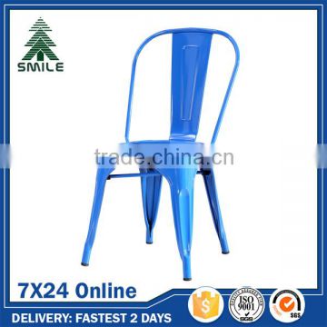 2016 supplier stackable waterproof metal chairs for dining room