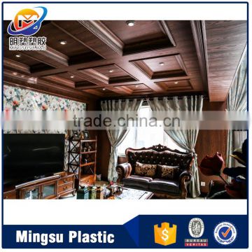 PVC lightweight interior t&g wood ceiling board for office,home
