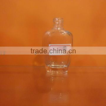 55ml Customized made empty clear glass oil lotion bottle