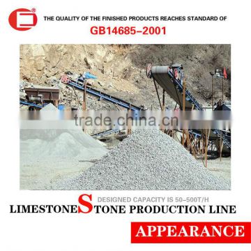 Customize limestone crushing production line at low price