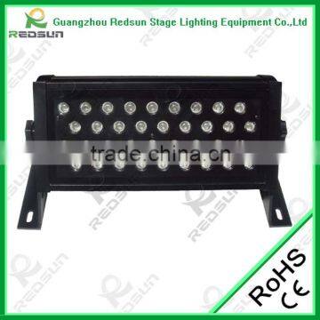 Lowest price and high quality IP 65 Waterproof Matrix stage Fresnel floodlight 36pcs3W RGBWY 5 color Wall washer light