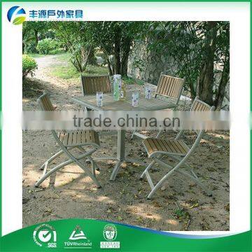 Newest Cast Aluminum 4 Seater Dining Table Designs
