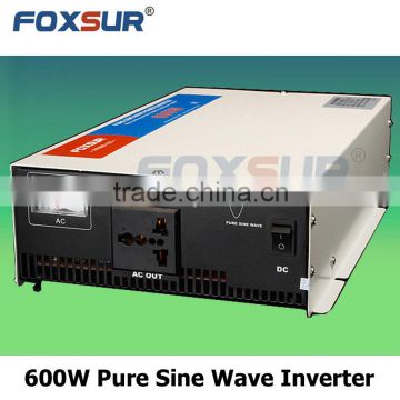 Top Selling Intelligent 600W 24V dc to 230V ac Solar Power Inverter with smart charger for home appliance