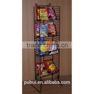 free standing wire potato chips rack