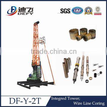 Max. drilling depth 600m core drilling rig for mining