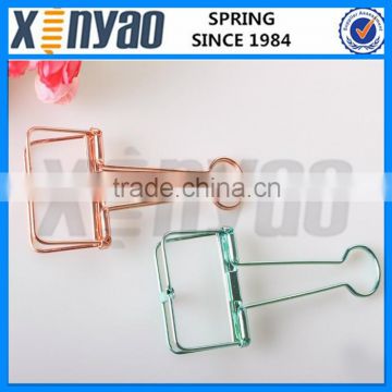Colorful Wire Clips Hollow Binder Paper Clips