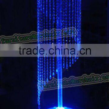 china event rental banquet wedding banquet acrylic LED chandelier table centerpiece crystal