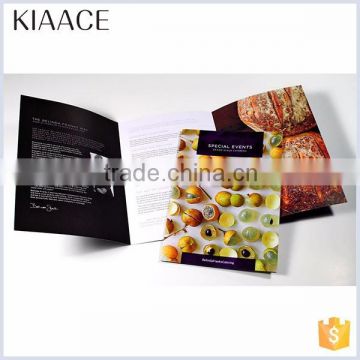New design high quality luxury customized color brochure