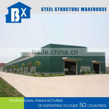 Light Weight Beautiful Appearance Different Color Steel Structure Warehouses