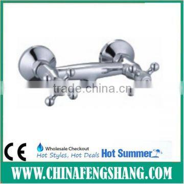 40503 Double cross handwheel shower faucet