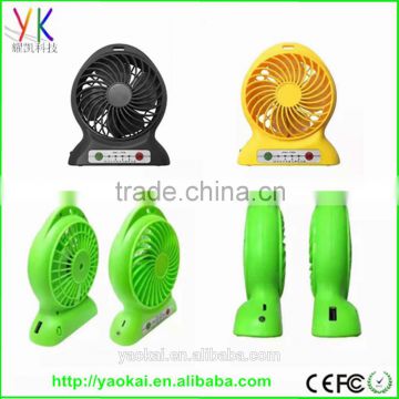 Portable Rechargeable Desktop Fan Mini CPU Cooling Humidifier Fan