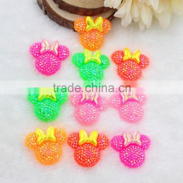 kawaii bling resin mickeyshaped cup for phone home kids resin cabcohons