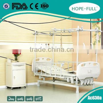 White nursing bed for surgical room