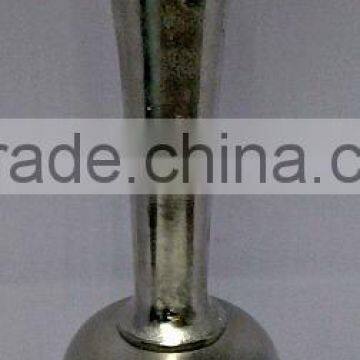 Aluminium Metal Flower Vase Raw Nickel Finish